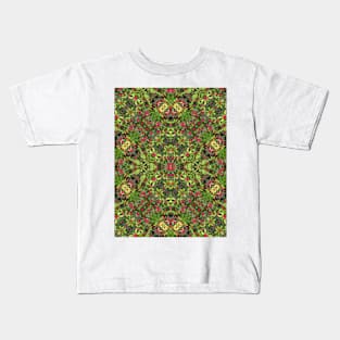 Jungle Kaleidoscope Pattern Kids T-Shirt